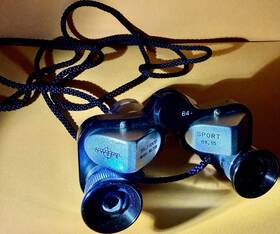 Swift 3-479000 Compact 6x15 Binoculars Fully Coated Porro Prism Model 709 Neck Strap Case