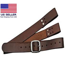 Hs-4413br Szco Supplies Adjustable Brown Leather Shoulder/waist Belt Holster 38 Inch