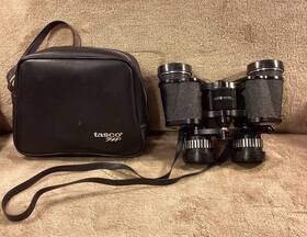101zr Tasco Vintage Zip Focus 7 X 15 35 Zoom Binoculars With Icon Carry Bag