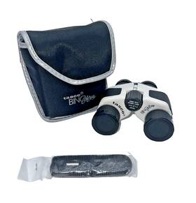 140wt Tasco Vtg Wide Angle Binoculars 7x21 Mm Case 393ft/1000 Yds Bino Colors White