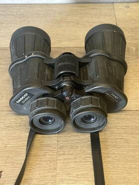 222brz Tasco Vintage 7x50 Binoculars 1000 Yrds Parts/fix