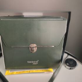 222crz Tasco Vintage Binoculars 7x50 372ft At 1000yds 124m/1000m Mc With Case