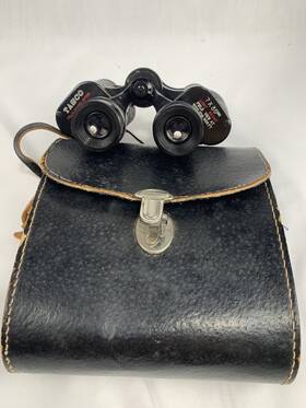 237007 Tasco Vintage Made In Japan Binoculars No 7x35mm With Case