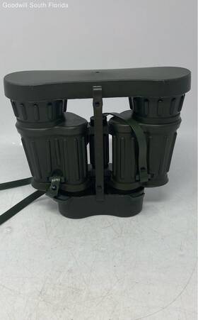 311r Tasco Green 10x50 Waterproof Binoculars With Lens Cover And Strap