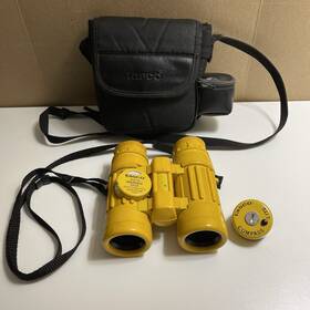 333yr Tasco Rare 333 Yr Yellow 8x30 Binoculars Mariner Water Resistant Compass Lite