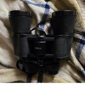 Tasco 5000l 12x50 Full-size Binoculars Fully Coated Porro Prism Zoom With Case