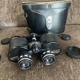 Tasco 5830 Rare Vintage 8x30 Extra Wide Angle Binoculars With Case Japan 1000 Yds