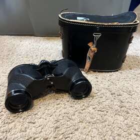 60897 Tasco Vintage Binoculars 7x35 Model 118 Made In Japan