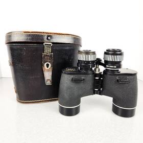 613802 Tasco Zoom Binoculars With Case 7x-12x35 Extra Wide Angle No. Black