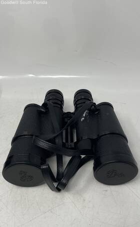 80070 Tasco Model No. 306 Black 7x50 Lightweight Fully Coated Binoculars With Strap