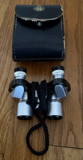 H1182 Tasco Vintage No. 502 Mini Binoculars 8x20 Fully Coated