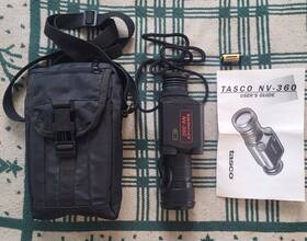 Tasco Nv-360 Night Vision Monocular Case Instructions Extra Lithium Battery