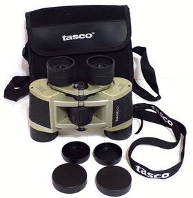 Pm735 Tasco Platinum Binoculars 7x35mm 420ft/1000yds With Caps And Case Ln Cond