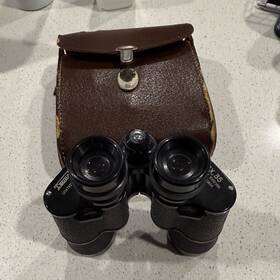 Tecnar 615404 7x35 7x Coated Optics Porro Prism Full-size Binoculars With Case Black
