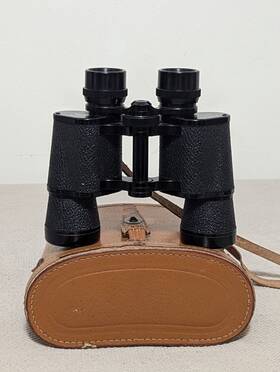88746 Telesar Vintage Binoculars Coated Optics 7x35 Field 7 With Carrying Case