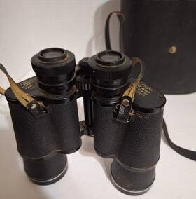 61471 Telstar Vintage Precision Optics Binoculars 7 X 50mm With Case Japan