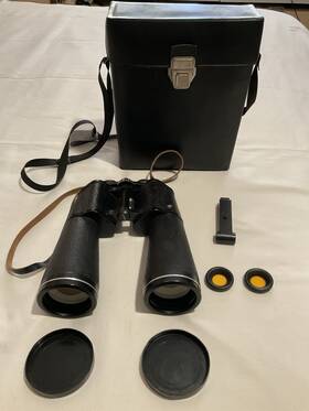 8720412 Tento Vtg 80s Russian Ussr 20 X 60 62m/1000m Binoculars With Filters And Case