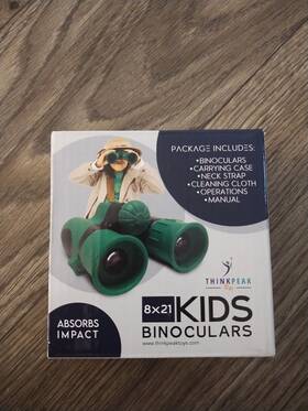 Thinkpeak 445004931920 Binoculars For Kids 8x21 3 Ch Vision Hawk