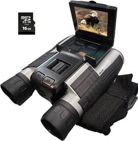 Thun-06 Thunderb Digital Binoculars With Camera And Video Recording 12 X 32 - Camcorder For Bird