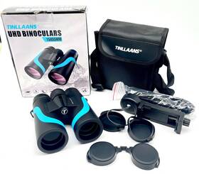 Bn-06 Tinllaans Blue Professional Uhd Binoculars 15x55mm With Phone Adapter