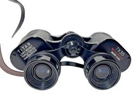 Noe69-1402 Titan Vintage Binoculars 7 35 341 Ft At 1000 Yds