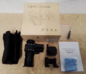 Nvg10 Tkkok Helmet Mounted Night Vision Fhd Monocular