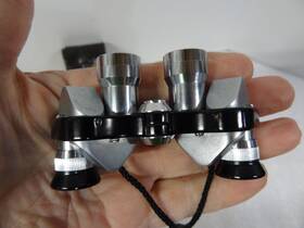 171126 Tower Vintage Aog Japan Mini Binoculars 6 X 15 -7.5 Opera Glasses With Case