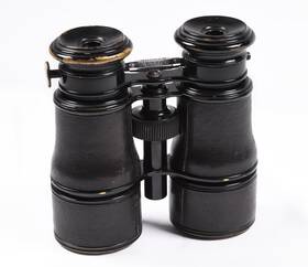 1800s Triple Optic Binoculars 3349 France Late Marine Theatre Field Model -bn82