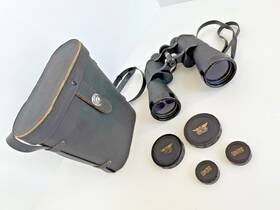 8-73113 United Vintage Binoculars Made In Japan 20 X50 Coated Optics No