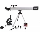 Viv-telmic-30 Vivitar Refractor Telescope And Microscope Kit Science Lab Starter
