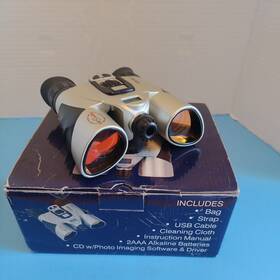 Fc12-4 Vivitar 019643600812 Open Box Magna Cam Digital Camera And Binocular 10x 25b