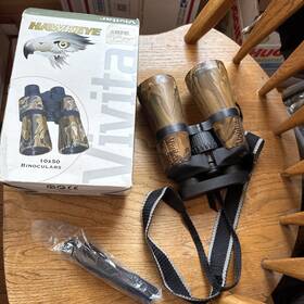 59452 Vivitar Vintage Hawkeye Binoculars 10 X 50 With Box