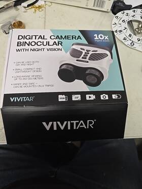 6680923 Vivitar 10x Zoom Digital Camera Binocular W Night Vision