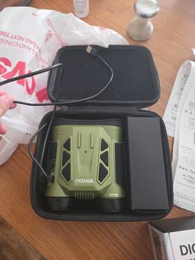 Vivcvir13 Vivitar 681066151884 Night Vision Binoculars Green Digital Camcorder/camera 12x Nib