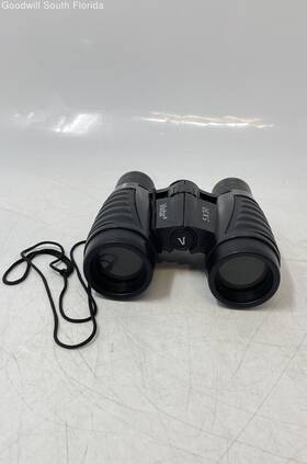 3120718 Vivitar Mid#3120718 Black 5x30 Foldable Compact Binoculars With Carrying Strap