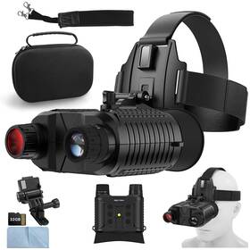 Nv8160-goggles Votjpys Night Vision Goggles Head Mounted For Adults 1312ft Rechargeable Infrared Di