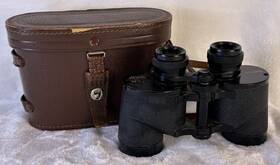 Wards 85162 Vintage 7 X 35 Binoculars With Case No. Japan Extra Wide Field