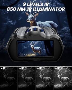 Warmtuyo 710638948574 Night Vision Goggles 4k Binoculars With Camera 9 Gear