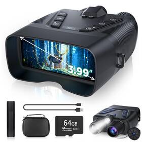 58mp Wasoca 860010838280 Night Vision Goggles Full-color 4k Binoculars With 10000ma