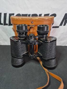 Wuest 6-62704 Vintage H-19 Binoculars 8x40 Field 6.5 Triple Tested Coated Tt No