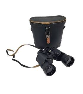 73643 Wuest Binoculars 8 X 40 341 Ft At 1000 Yards No. N-21 With Case 1950s Japan