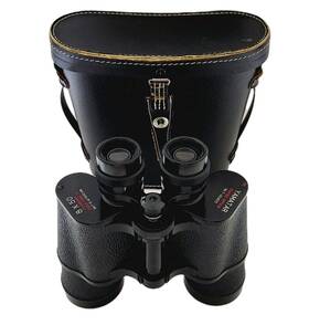 T-60625 Yamatar Flyweight Binoculars Vintage 8x50 Coated Optics 367ft 1000yds Rare