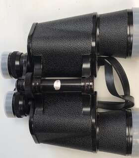 717067 Yashica 10x50 Feild 5.5 Coated Optics Binoculars Y-no. With Case