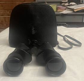 837741 Yashica Vintage Coated Optics 10x50 Binoculars Field 5.3 With Case Y-no