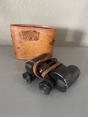 16566 Yoshida & Co Vintage And Woodsman 6x30 Binoculars No