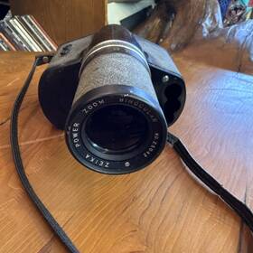 2.5-8x Zeika 25042 Vintage Opt. Co. Binoculars Power Zoom Scope Zoom- Japan