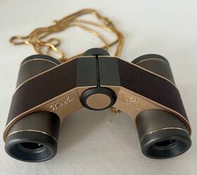 138086 Zeiss Diadem Theater Binoculars Opera Glasses White Case Vintage Antique