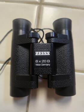 8x20b Zeiss 8-20b Binoculars Made In West Germany 8x20b Zeiss 8-20b Binoculars Made In West Germany