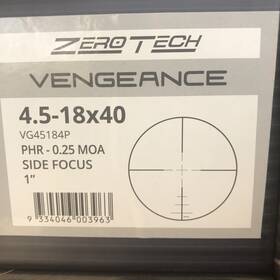 Om-3046 Zero Tech Vengeance 4.5-18x40mm Rifle Scope