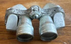 54781 Zoiho Vintage 7x18 Field 6 Inch 10 Compact Binoculars Chrome Coated